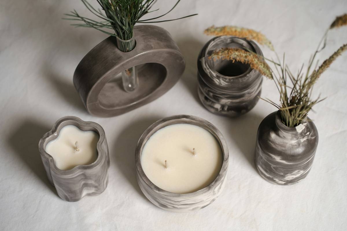 Marketing funnel showing how emotional messaging converts better than product specs for scented candles