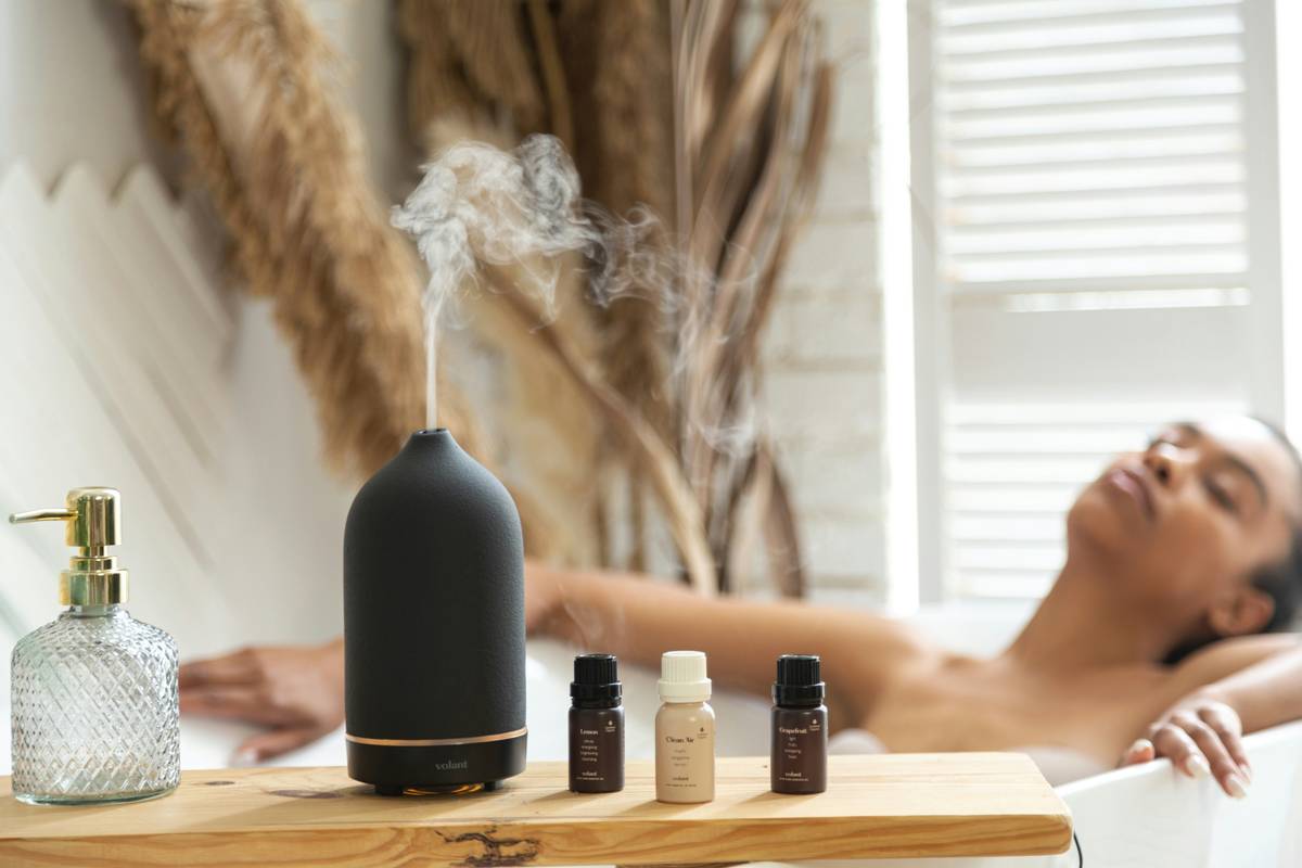 Toxic vs healthy candles for relaxation comparison showing clean burn vs black soot